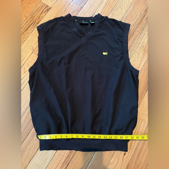 Masters Collection Golf Vest Mens Size XL Black Sleeveless Pullover Windbreaker - Picture 11 of 11
